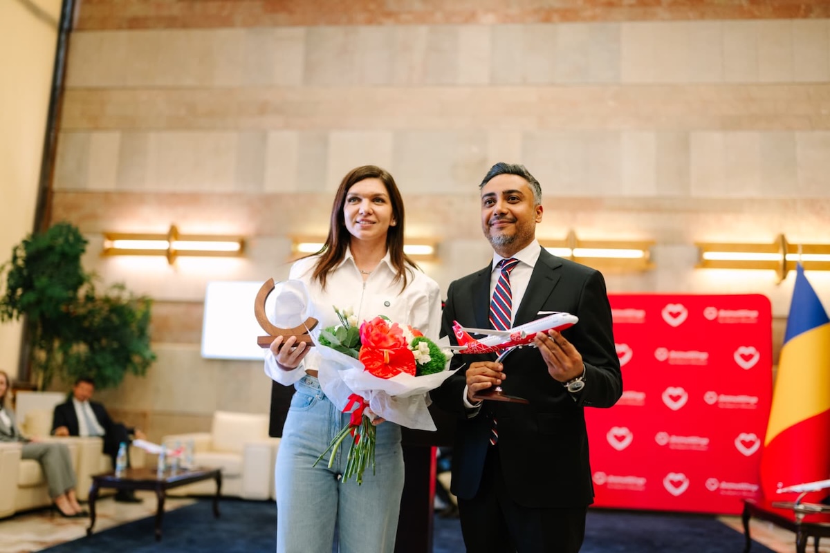 Simona Halep devine ambasador de brand pentru compania de aviație românească AnimaWings