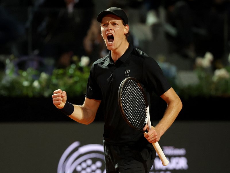 Jannik Sinner în final în Romă, încheie 33 victorii consecutive în turnurile "Masters 1000"