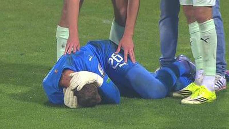 Haos în Derbiul Maribor: Jucătorul Olimpija lovit în Cap