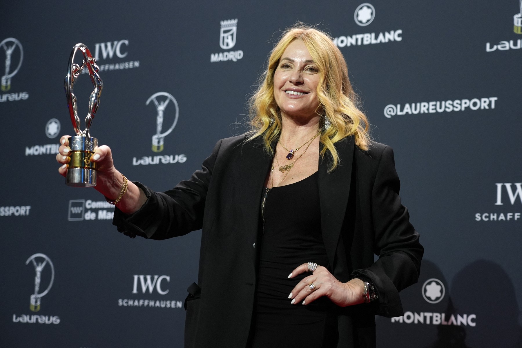 Nadia Comaneci Primejdie la Gala Laureus cu Premiul Carierei