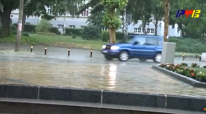 Ploua monsoonistă înfrățise Vranje din cauza încălzirii excesive de zile