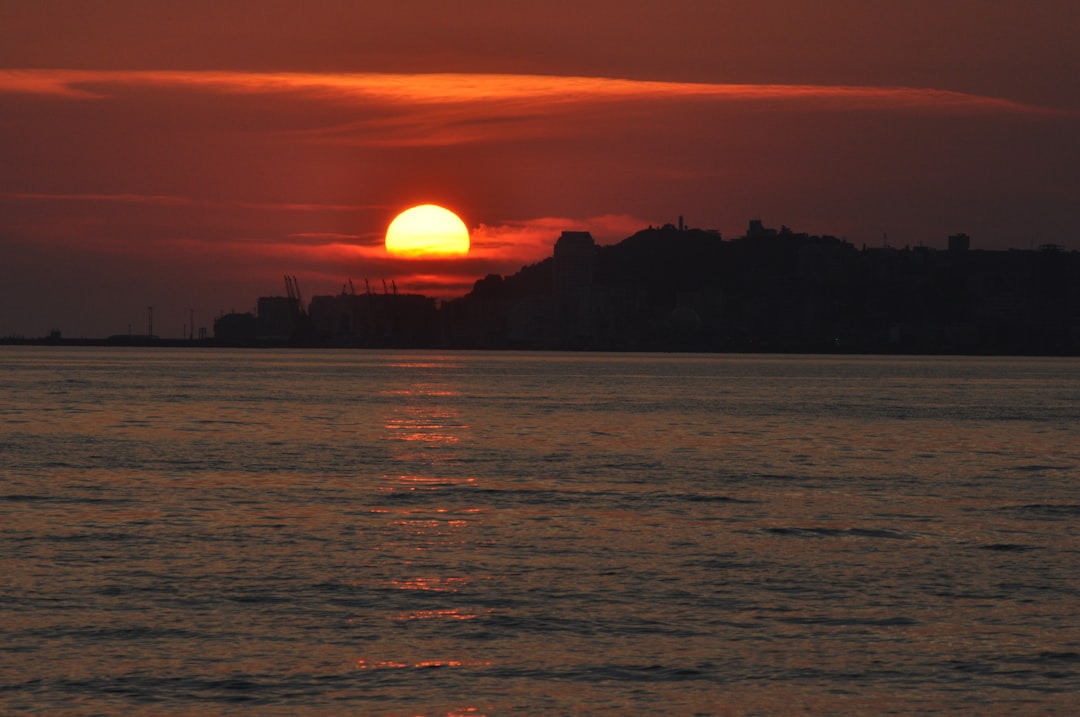 Durrës Amphitheatre Albania ruins sea view sunset