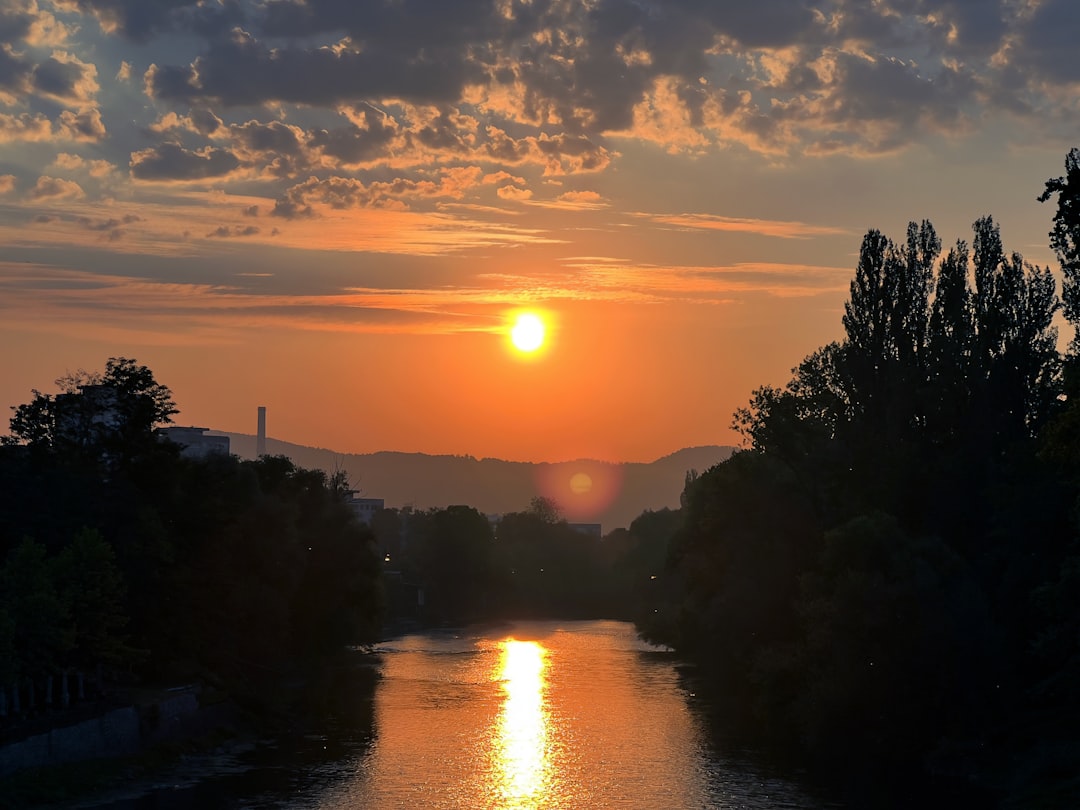 Vrbanja River bars Banja Luka outdoor seating evening lights